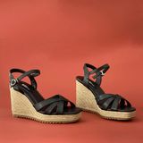  Sandal xuồng quai 3 dây đan 255 