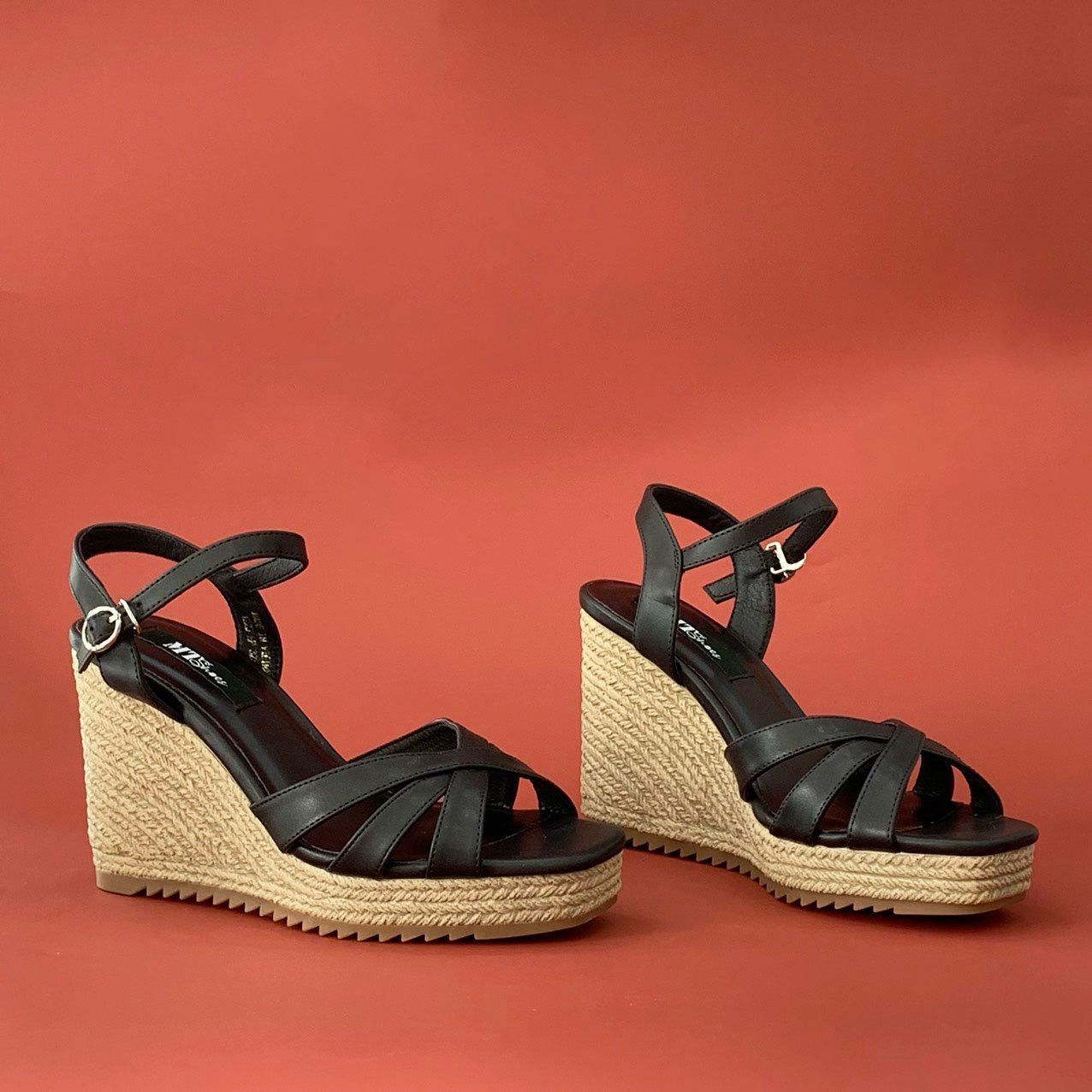  Sandal xuồng quai 3 dây đan 255 