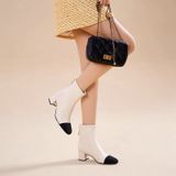  Boot nữ cổ ngắn mũi nhung MT299 