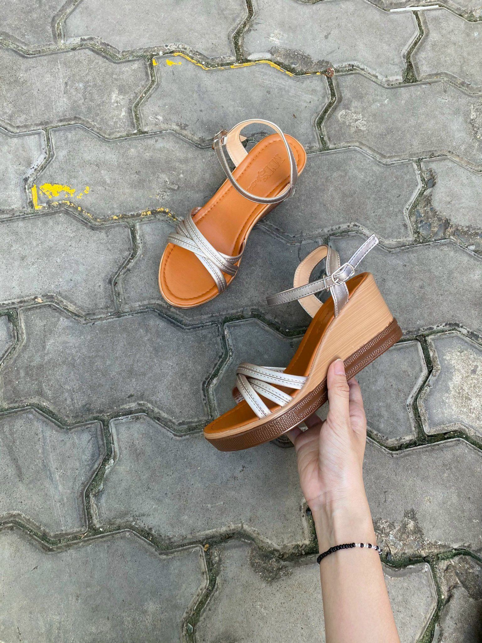  Sandal xuồng 3 dây 7cm  MT93 