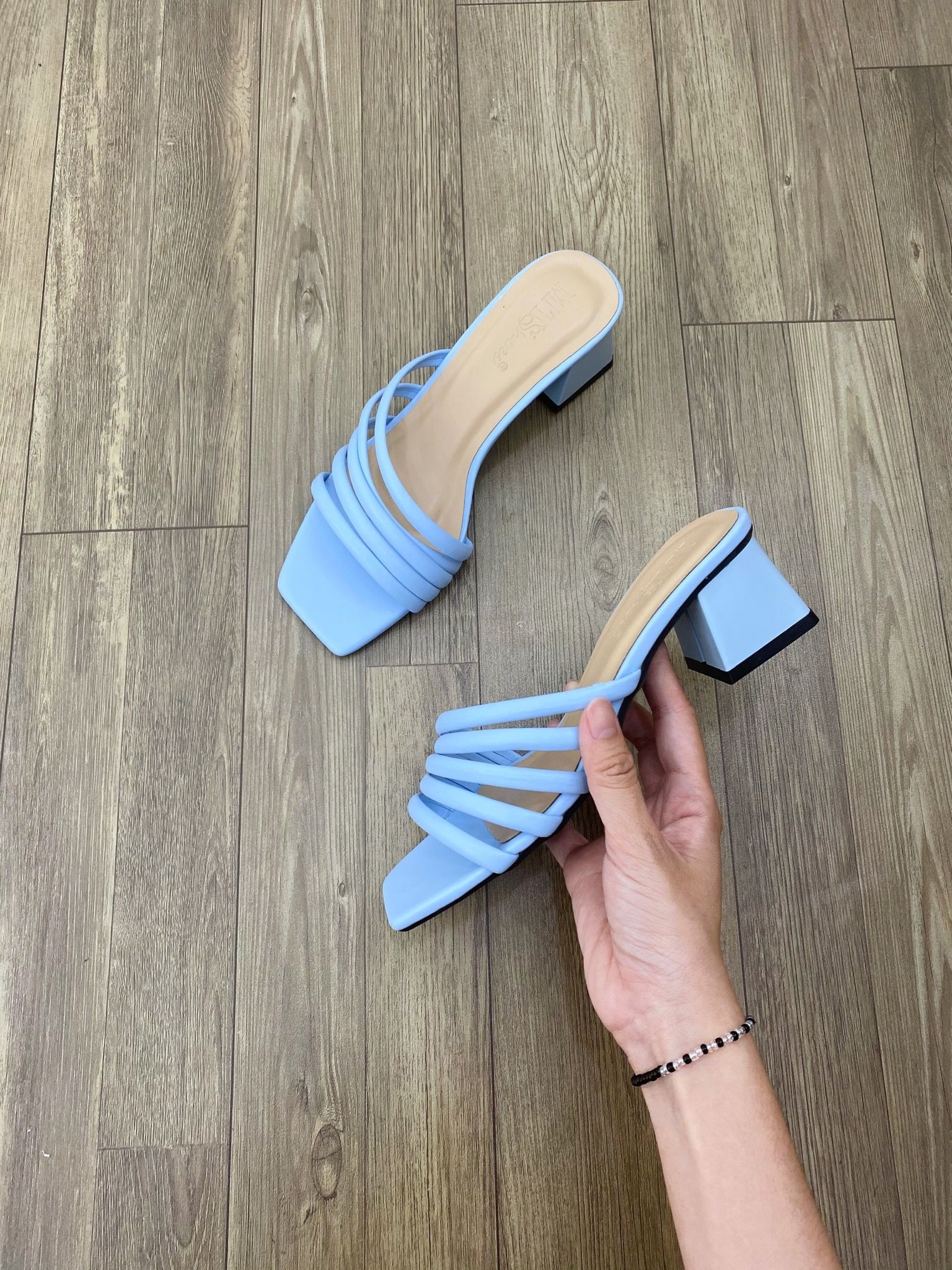  Guốc 5 quai chéo 5cm MT909 
