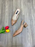  Sandal bít mũi khóa tròn 5cm  MT353 