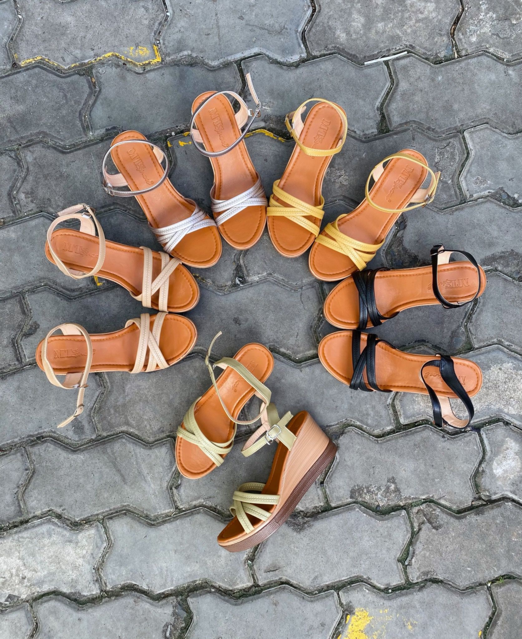  Sandal xuồng 3 dây 7cm  MT93 