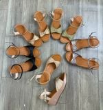  Sandal xuồng quai nơ xếp 4cm MT92 