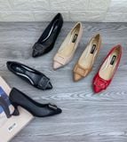  Giày VIP khoá vuông, gót tròn 5cm 440 