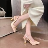 Giày sandal cao gót phối nơ xinh MT2524 