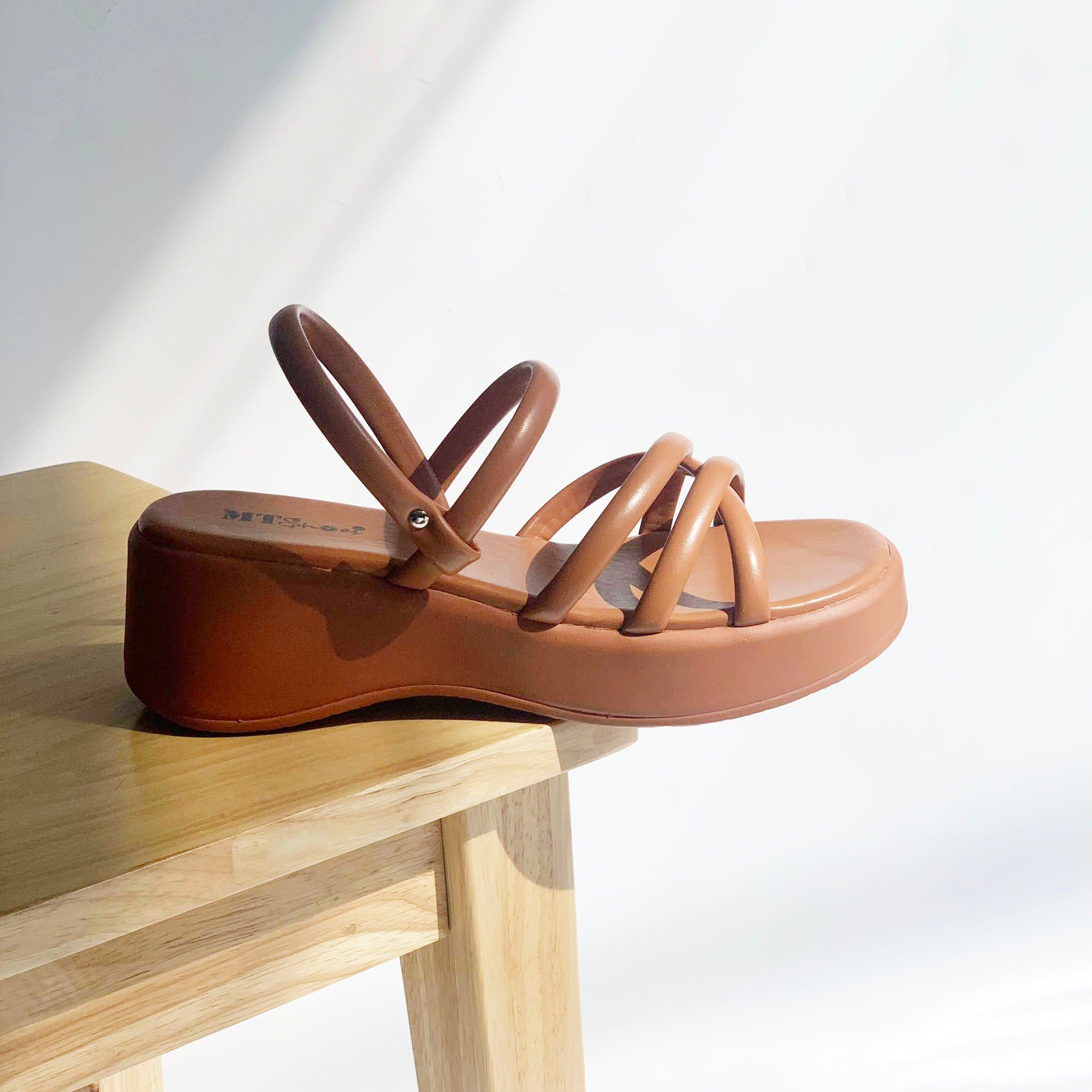  Sandal bánh mì nữ 5cm 128 