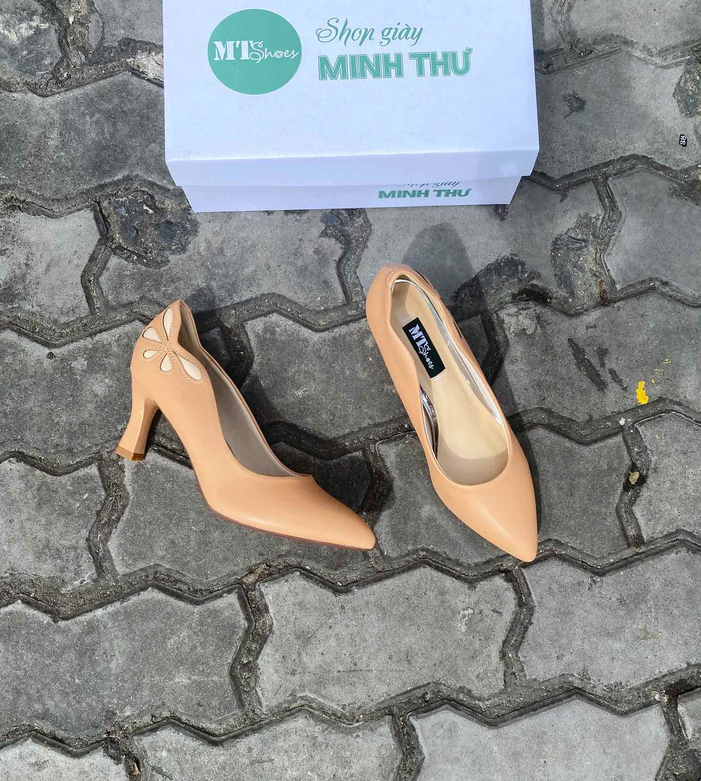  Giày cao gót 7cm hậu phối màu MT242 