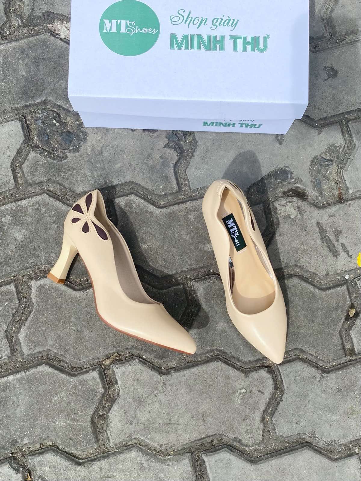  Giày cao gót 7cm hậu phối màu MT242 