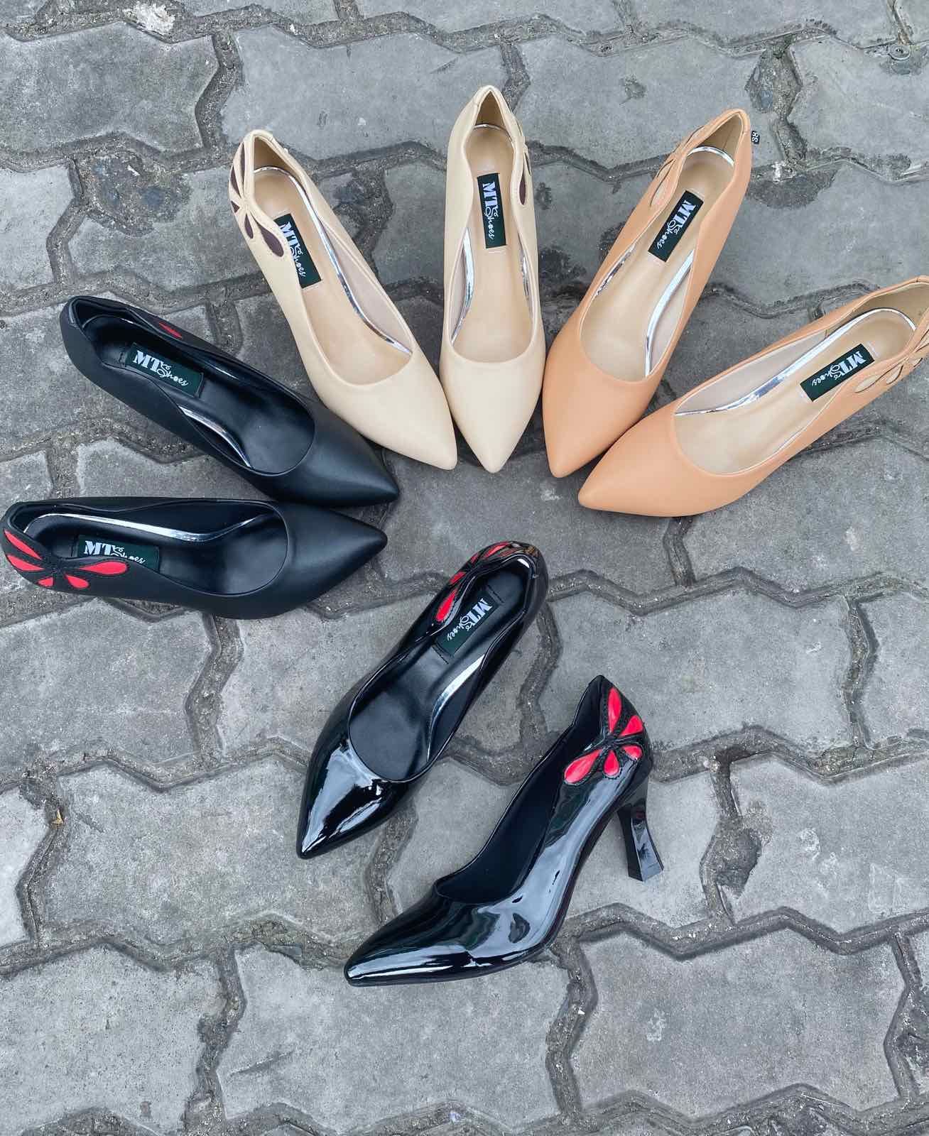  Giày cao gót 7cm hậu phối màu MT242 