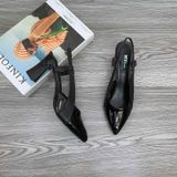  Sandal bít mũi hở gót trụ 7cm MT388 