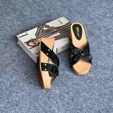  Dép xuồng 5cm nơ bông 505 