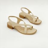  giày sandal nữ xỏ ngón quai đan chéo đế 3cm MT3312 