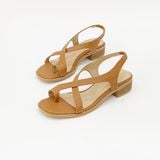  giày sandal nữ xỏ ngón quai đan chéo đế 3cm MT3312 