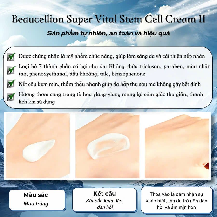 Kem tế bào gốc tái tạo tế bào da TBG01 