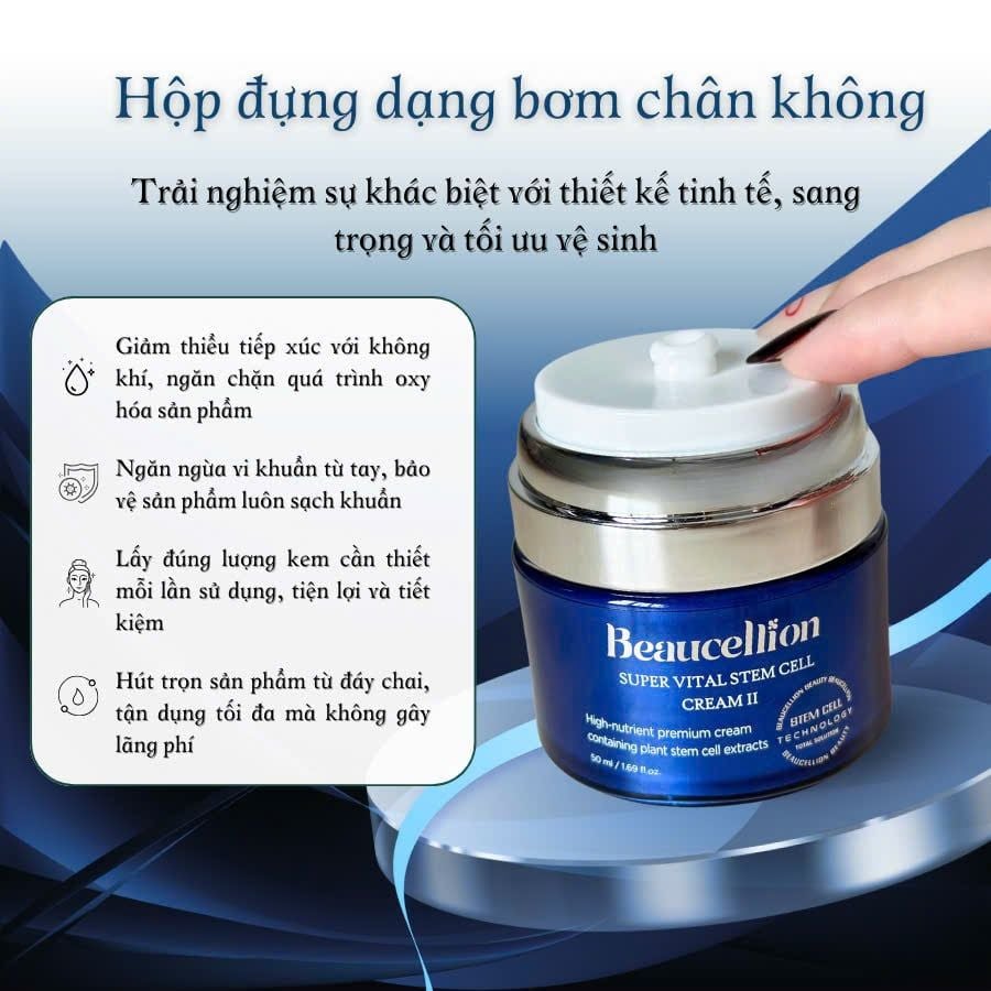  Kem tế bào gốc tái tạo tế bào da TBG01 
