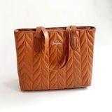  Túi tote nữ thiết kế họa tiết vân lá TX80 