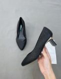  Giày VIP xẻ tim gót 3cm MT3147 