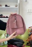  Balo dây kéo dọc tua rua BL43 
