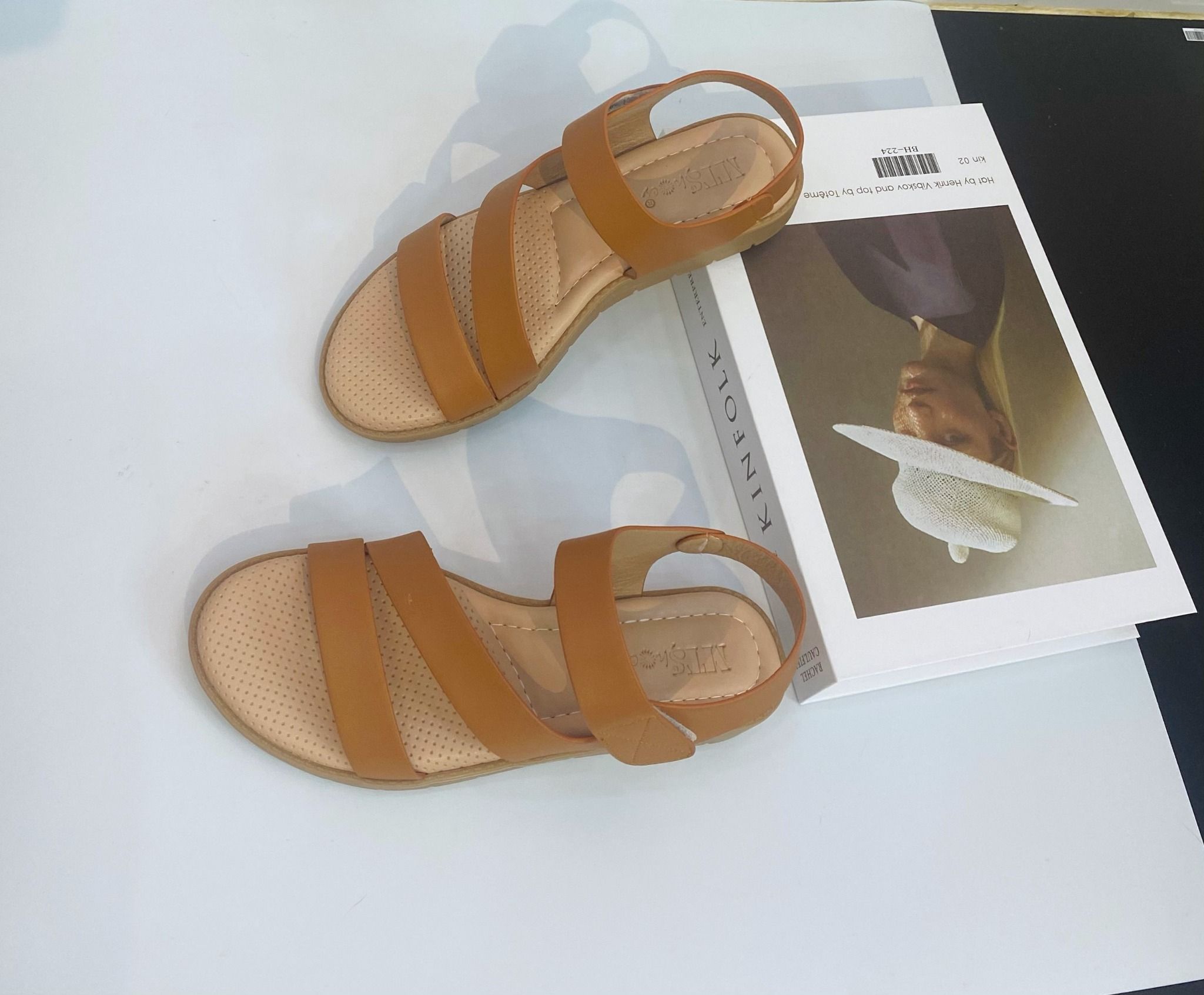  Sandal quai dán cao su 3cm MT013 