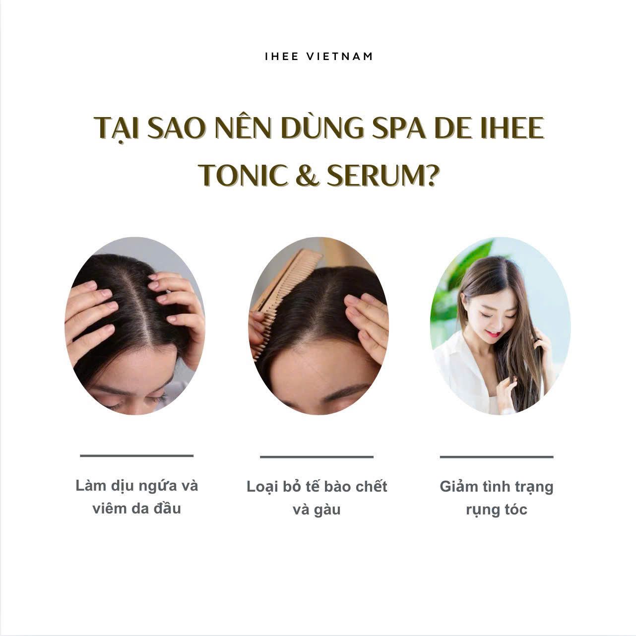  Tinh dầu kích thích mọc tóc Spa De Ihee Tonic & Serum 120ml TD01 