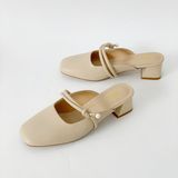  Dép sục nữ mũi vuông phối quai dây mảnh MT3281 