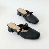  Dép sục nữ mũi vuông phối quai dây mảnh MT3281 