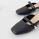  Dép sục nữ mũi vuông phối quai dây mảnh MT3281 