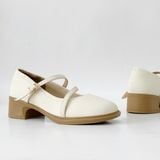  Giày Mary Jane nữ mũi tròn quai cài đan chéo MT2508 
