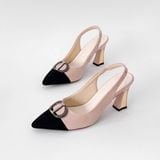  Giày sandal cao gót ốp đồng 7cm MT149 