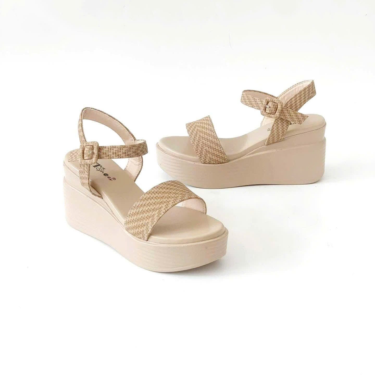  Sandal bánh mì nữ 8cm MT137 