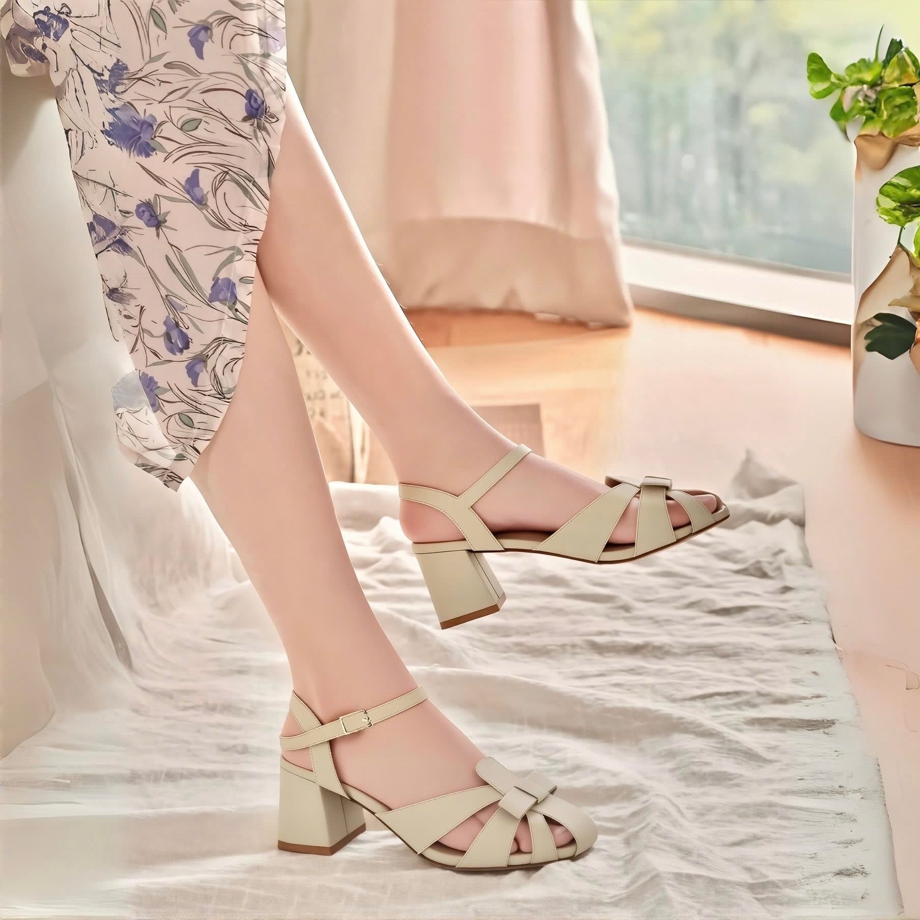  Giày sandal quai rọ che khuyết điểm MT2523 