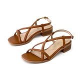  Giày sandal bệt quai chéo gót cao 3cm MT3311 