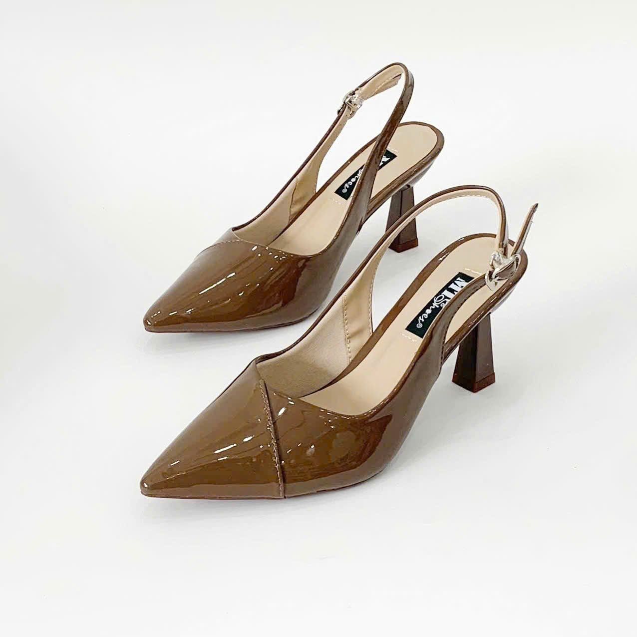  Giày sandal mũi nhọn, gót cao 7cm MT268 