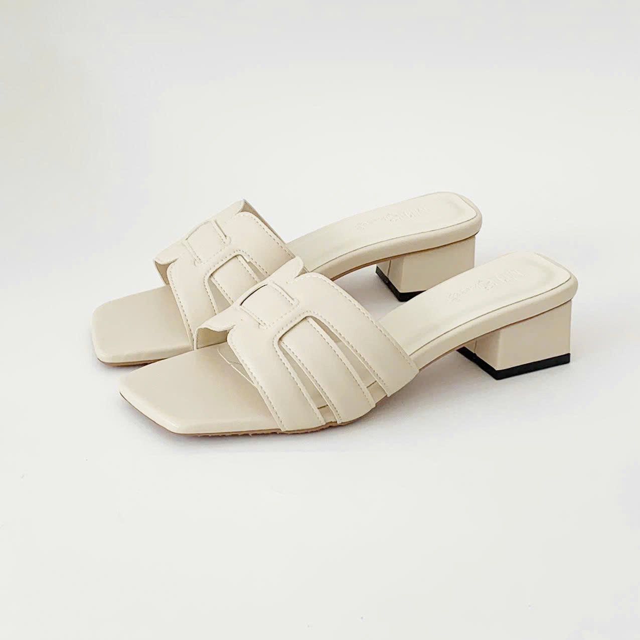  Guốc nữ quai rọ gót 3cm MT150 