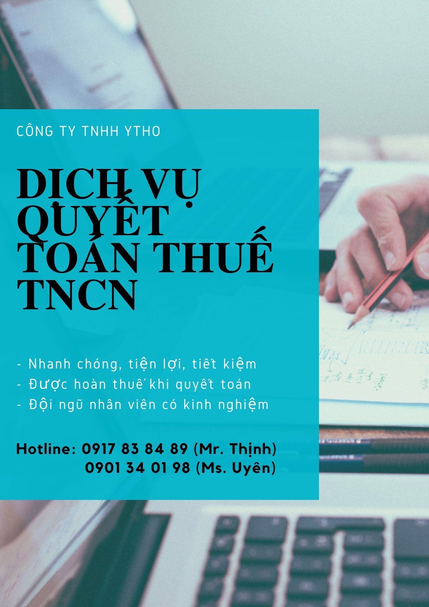 DỊCH VỤ QUYẾT TOÁN THUẾ THU NHẬP CÁ NHÂN