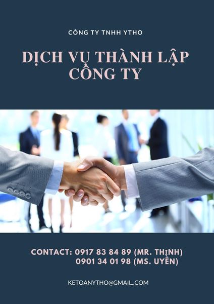Dịch vụ thành lập doanh nghiệp