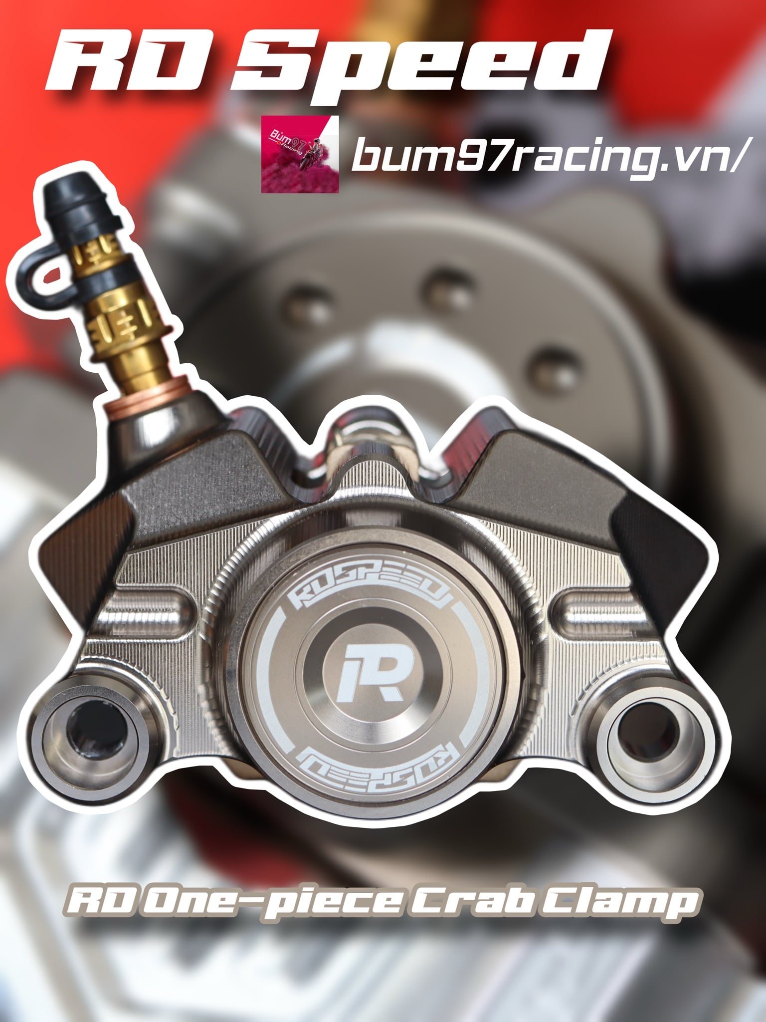 HEO Dầu RD One-piece Crab Clamp | 2 PISTON