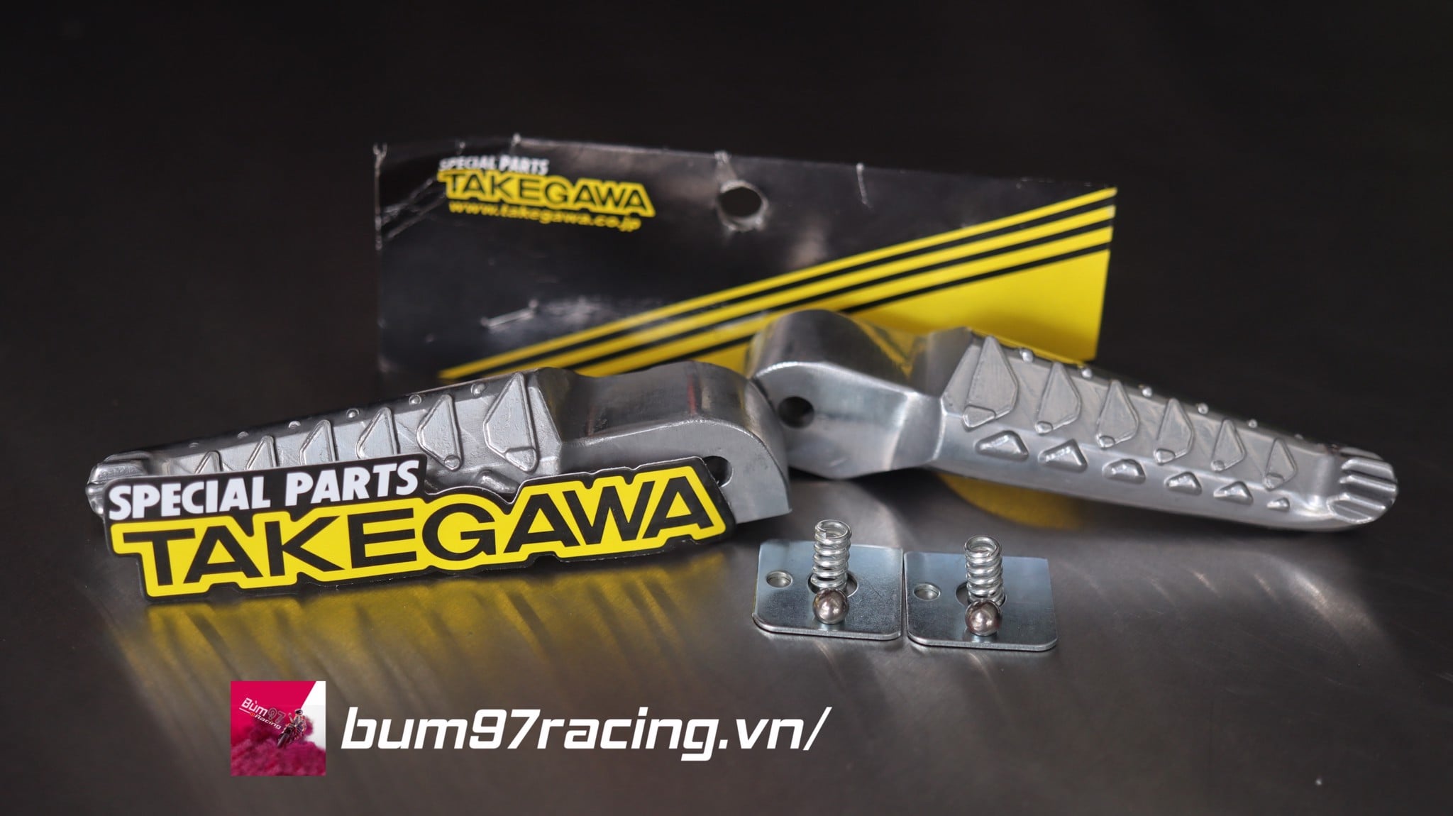 Gác chân nhôm TAKEGAWA Lắp WAVE SIRIUS