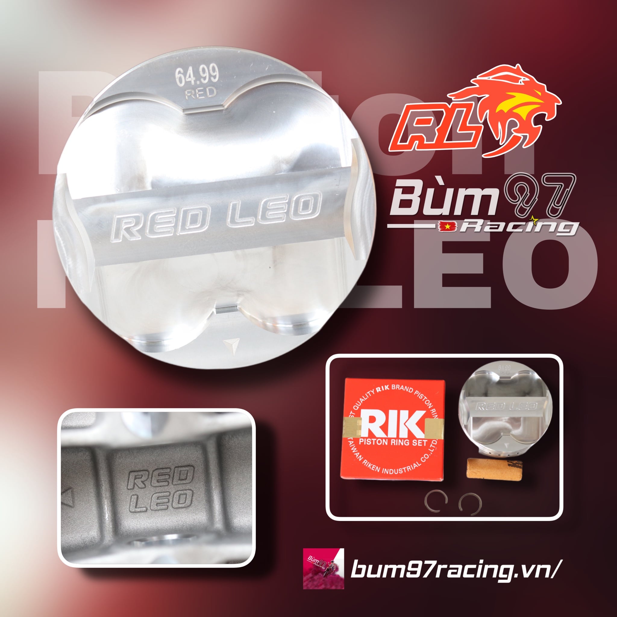 PISTON REDLEO EXCITER