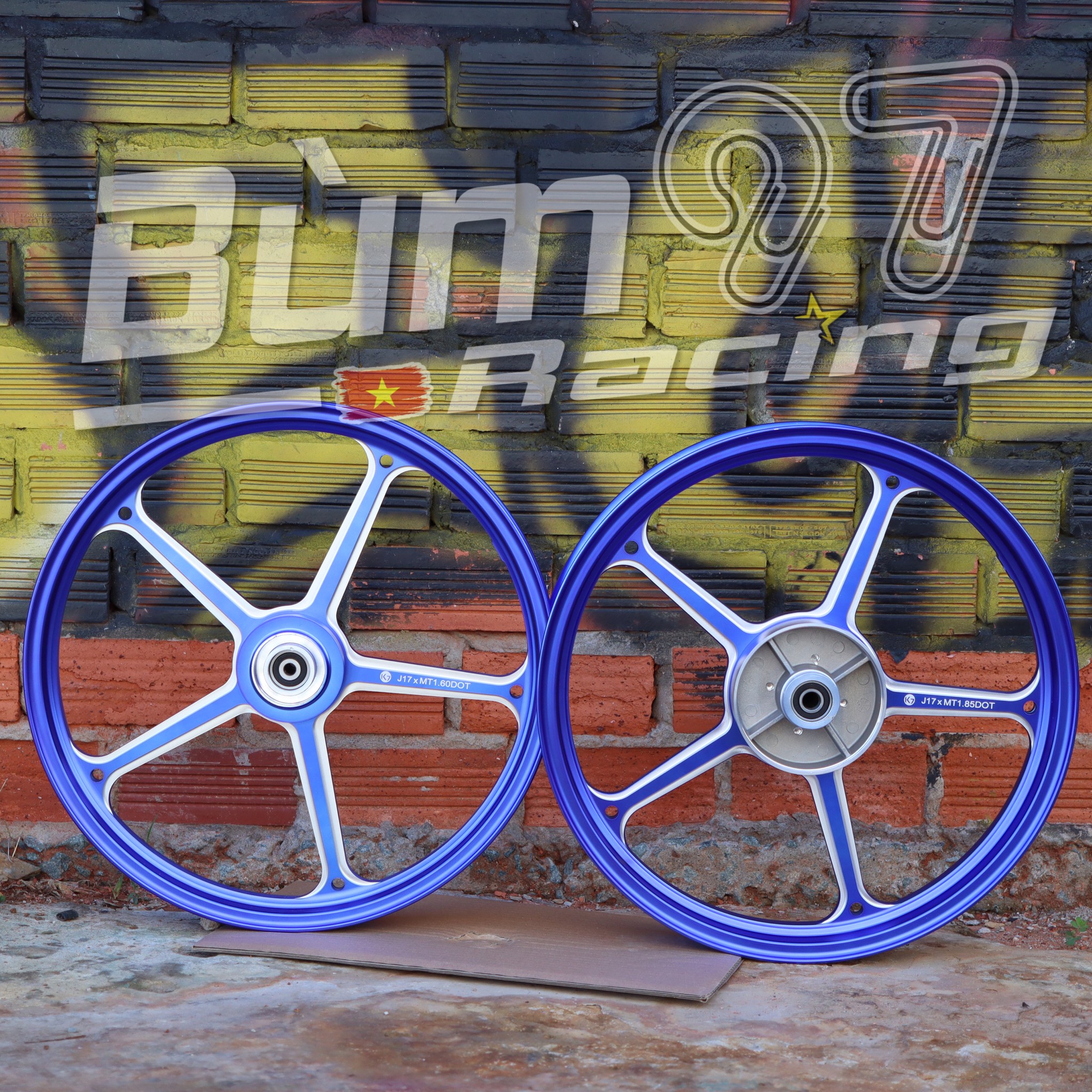 Mâm K7 Cnc Chính hãng size 1.6-1.85 cho Exciter 150