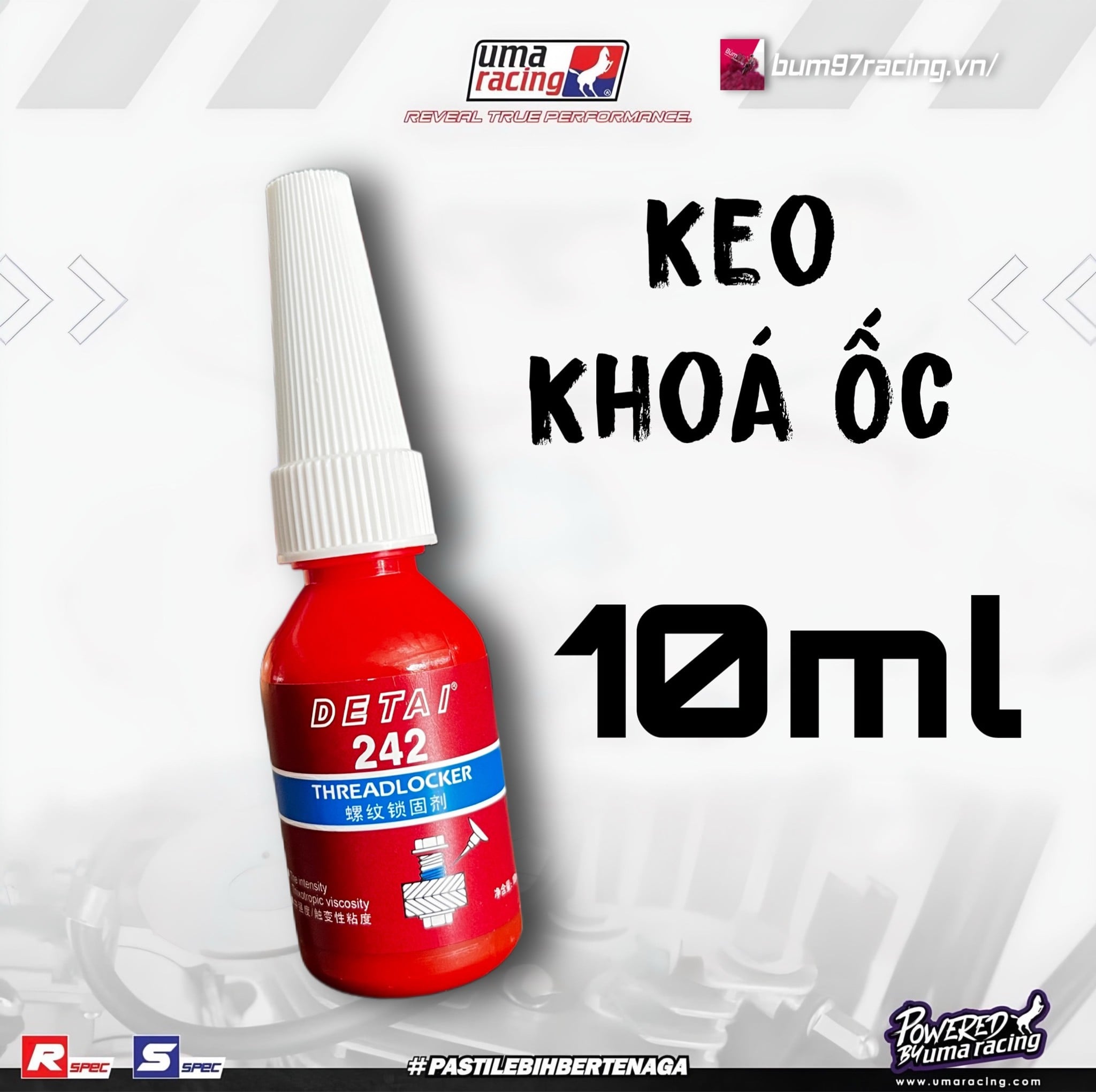 Keo Khoá Ốc DETAI 242 10ml