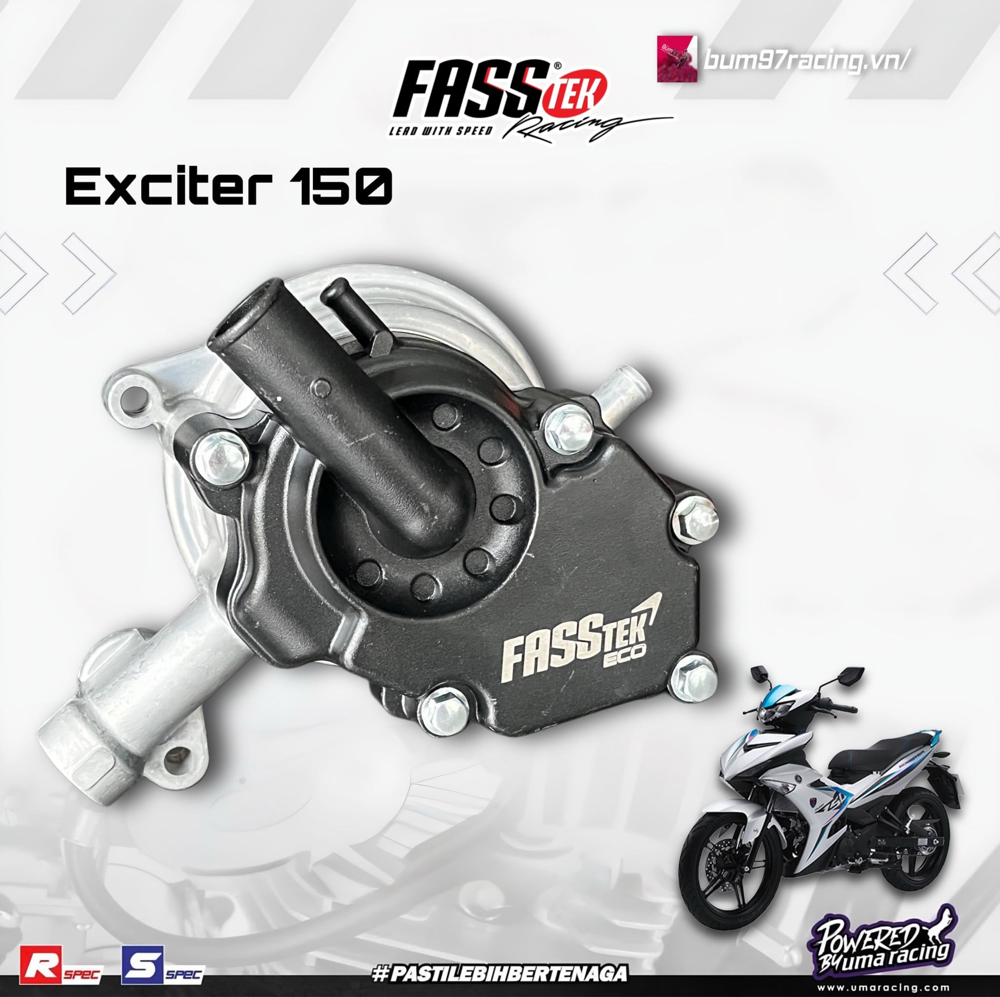 BƠM NƯỚC CƠ FASSTEK RACING SUPER PUMP CHO EXCITER