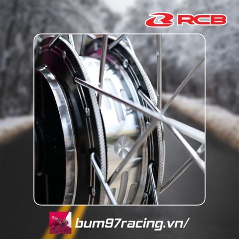  Combo Bánh Căm Đùm Phay SIRIUS EX 135 4S - Căm RCB - Niềng RCB - Vỏ GOODRIDE 