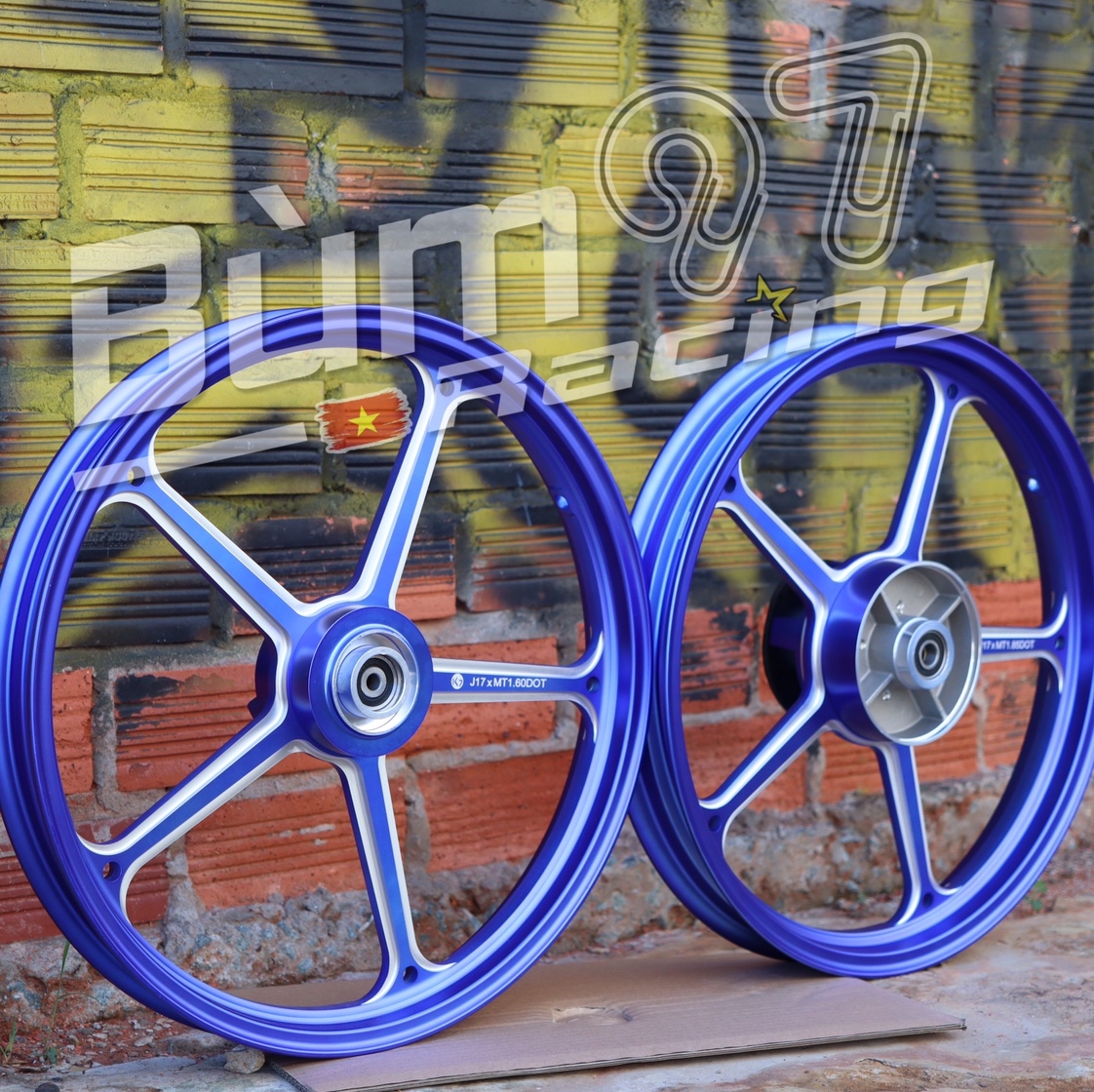 Mâm K7 Cnc Chính hãng size 1.6-1.85 cho Exciter 150