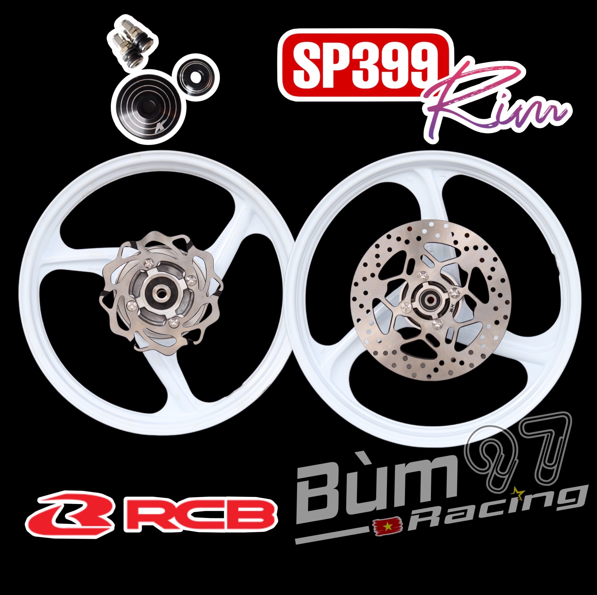 Set Mâm RCB SP399 1.6-1.85 [ Đóng Cùi ] Cho EX150-155VVA