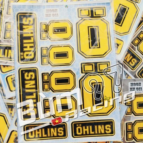  Vỉ Tem Ohlins Phản Quang Đổ Nổi 