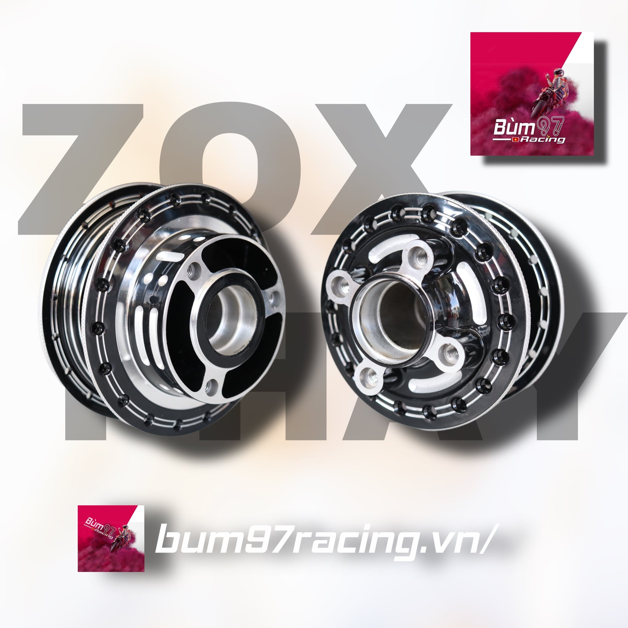 Đùm ZOX Satria FI Phay Mickey [ TẶNG ĐĨA ]