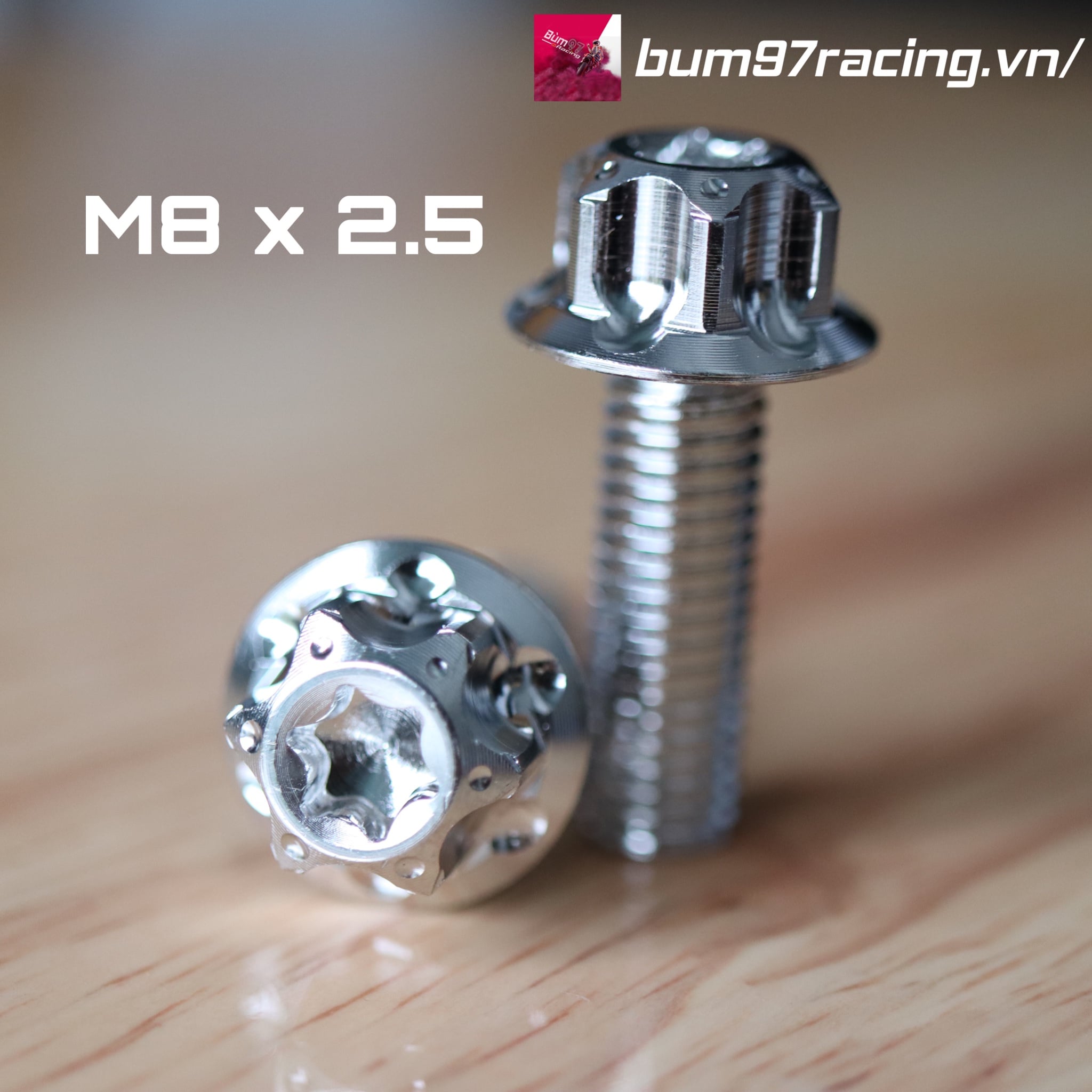 Ốc M8 x 2.5 Mẫu Salaya Thai