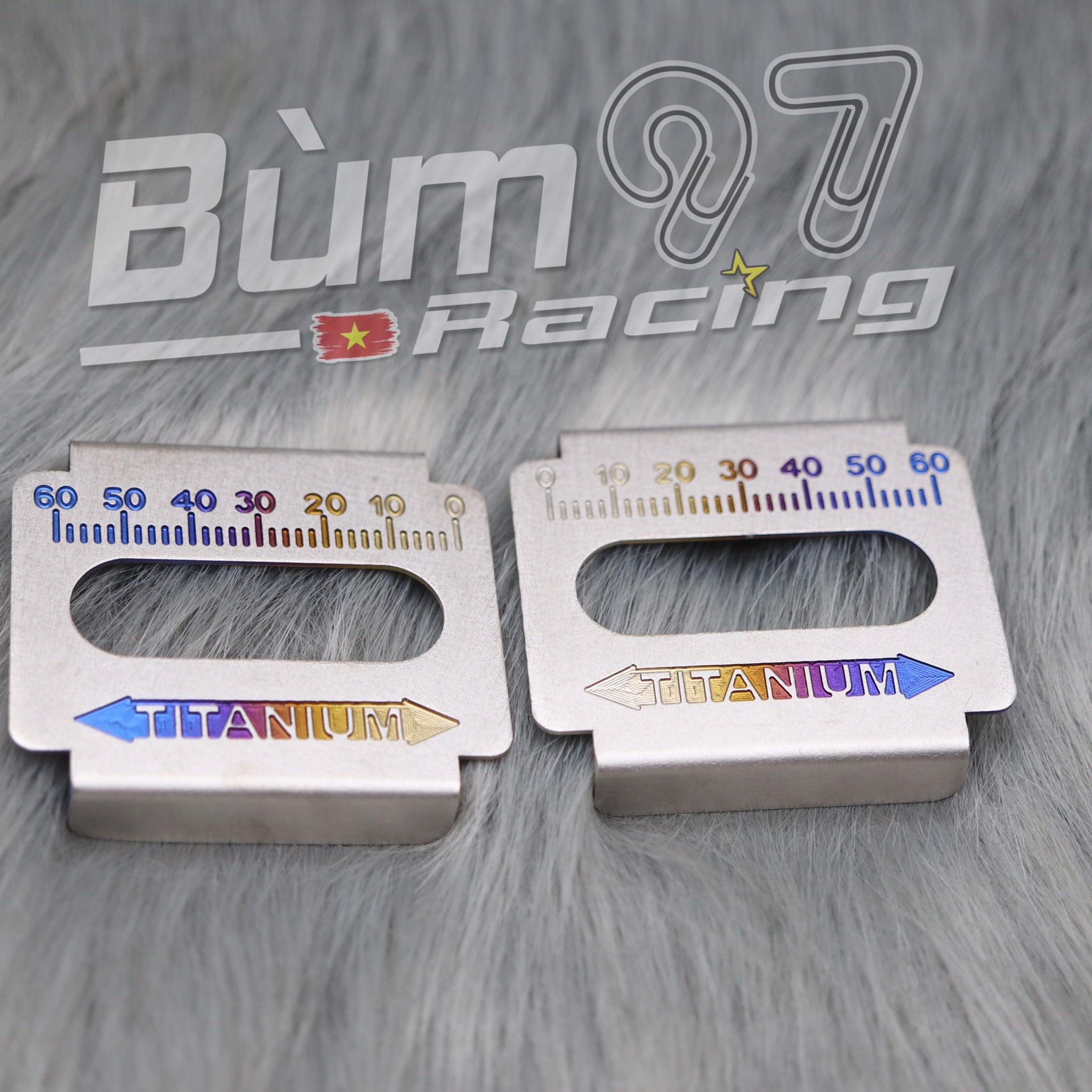 Bộ 2 miếng nẹp gấp Titanium Gr5